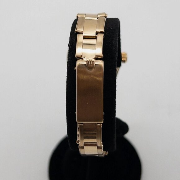 Stunning Rolex 18k Stamped Diamond Dial Watch main image 5